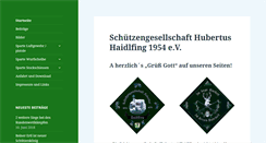 Desktop Screenshot of hubertus-haidlfing.de