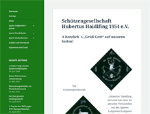 Tablet Screenshot of hubertus-haidlfing.de